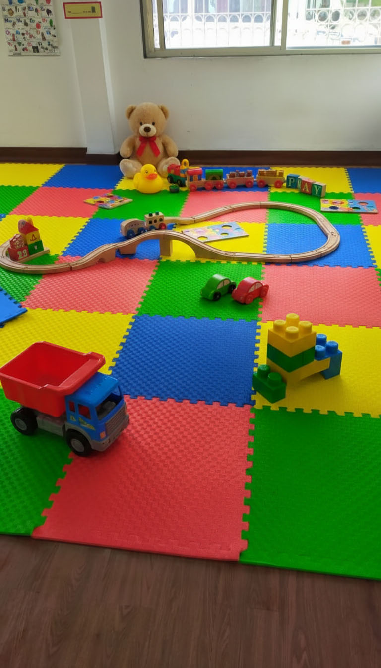 Safe Blocks Mat for Kids